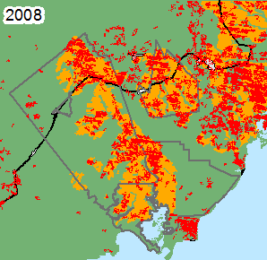 2008 Burnt Extent