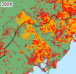 2009 Burnt Extent