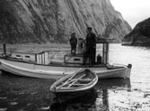 Boatmen at Trollfjord, Östvågöy, Lofoten Islands