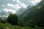 Bregaglia Peaks from Path, Soglio, Switzerland