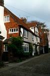 Houses on Cobbled Street, Rye, England