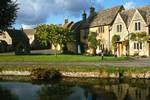 House, Well & River, Lower Slaughter, England