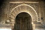 Alhambra - Carved Arch Over Doorway, Granada, Spain