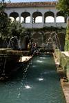 Alhambra - Generalife Gardens - Fountains & Arches, Granada, Spain