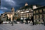 Plaza Nueva, Looking to Alcazar, Granada, Spain