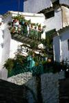 House with Many Coloured Flower Pots, Cazorla, Spain