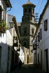 Narrow Street & Church Tower, Baeza, Spain
