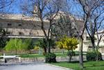 Park, Looking to Cathedral, Baeza, Spain