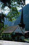 Church in Village, Kandersteg, Switzerland