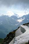 Schwandfelspitze, Snow Cornice & Mountain, Adelboden, Switzerland