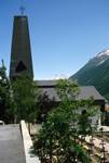 Church in Wiler, Lotschental, Switzerland