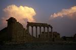 Columns Against Evening Sky, Palmyra, Syria