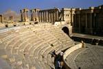 Theatre, Tetra & Arab Castle, Palmyra, Syria