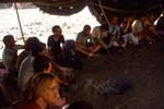 Group Inside Tent, Beida, Jordan