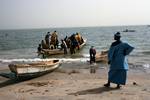 Banjul, Gambia, Boats in Sea