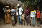 Casomance, Senegal, Group at Village House