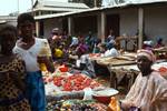 Sedhiou, Senegal, Market Stalls - Food etc.