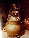 Gambia, From Book - Girl Finishing Pottery