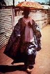 Senegal, From Book - Man in Robes & Umbrella