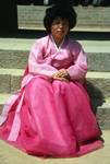 Lady in Pink Dress, Korean Folk Village, Korea