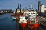 Ships in Aberdeen harbour, On Board MV St.Clair, Scotland