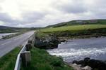 Road Between Loch & Sea, Shetland - Hjalsteyn, Scotland