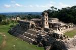 Palace from Top of Temple of Inscriptions, Palenque Site, Mexico
