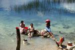 Washerwomen, Lake Peten-Itza, Guatemala