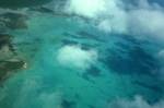 Flying Over Reef, From Plane, 
