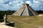 From Temple of the Warriors - Looking to El Castillo, Chichen-Itza, Mexico