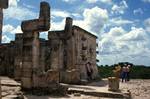Temple of the Warriors - Columns & Platform, Chichen-Itza, Mexico