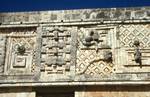 Terrace, Detail of Carved Frieze, Uxmal, Mexico