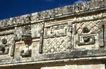 Terrace, Detail of Carved Frieze, Uxmal, Mexico
