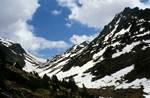 Looking Up to Snowy Col, Val d'Incles, Andorra