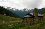 Church, Looking Down Valley, Val d'Incles, Andorra