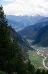 Looking Down to Valley, From Arinsol, Andorra