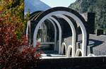 Exterior Arches & Bushes, Meritxell, Andorra