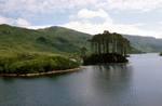 Island from Train, Loch Eilt, Scotland