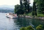 Gardens of Villa Favorita from Launch, Lake Lugano, Italy