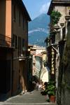 Looking Down Steep Street, Lake Como - Bellagio, Italy