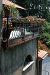 Flowers on Balcony, Varenna, Italy