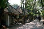 Shop & Street in Park, Jakarta, Indonesia