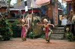 Barong Dance - 2 Girl Dancers, Bali, Indonesia