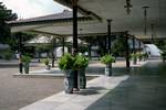 Courtyard & Corridor, Jogjakarta - Sultan's Palace, Indonesia