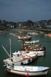 Line of Boats, Harbour, St.Ives, England