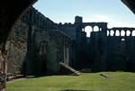 Courtyard of Ruined Abbey, St.David's, Wales