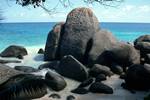 NW Coast - Rocks, Mahe, Visto do Mar, Seychelles