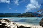 Landing Bay, Poinceanna & Mountain, Moyenne Island, Seychelles