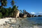 Sandy Bay & Rocks, La Digue, Seychelles
