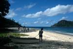 Sandy Bay, Men & Nets, Anse Boudin, Seychelles